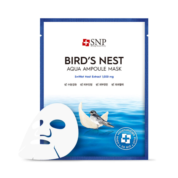 SNP Birds Nest Aqua Ampoule Mask 25ml