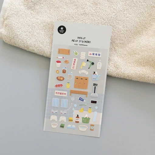 SUATELIER 1175 Bathhouse Stickers