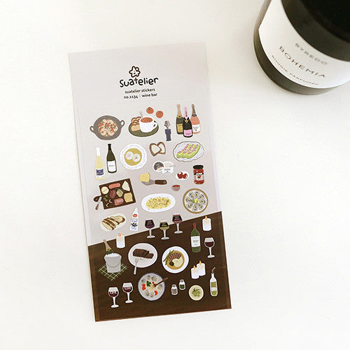 SUATELIER Wine Bar Stickers