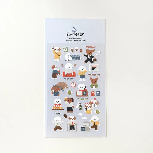 SUATELIER Work And Work Stickers