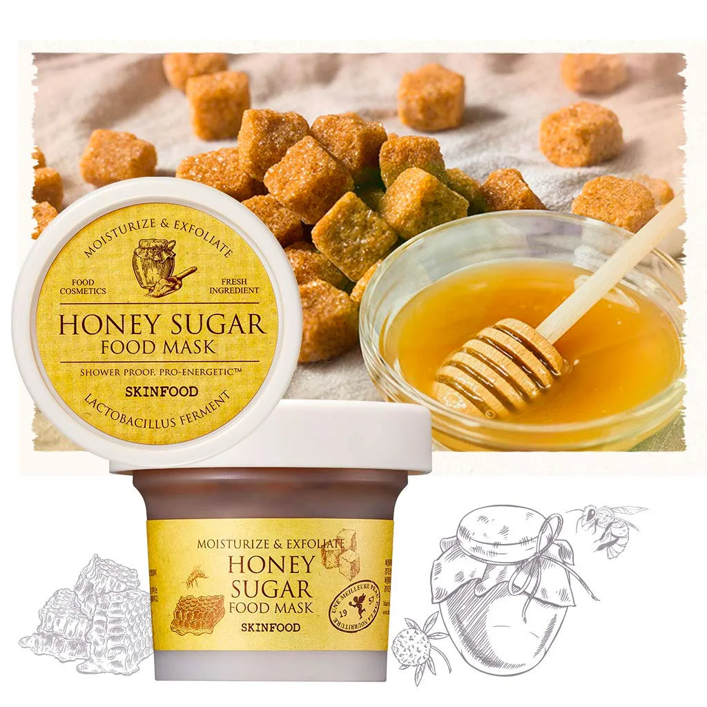 SKINFOOD Honey Sugar Food Mask 120g - Image 2