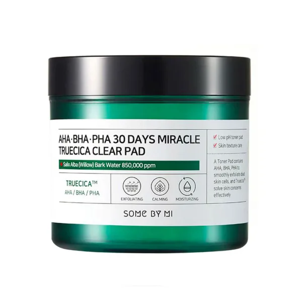 SOME BY MI AHA BHA PHA 30 Days Miracle Truecica Clear Pad 70pcs 125ml
