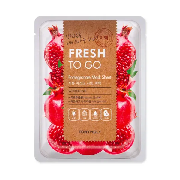 TONY MOLY Fresh To Go Mask Sheet 10sheets - Pomegranate