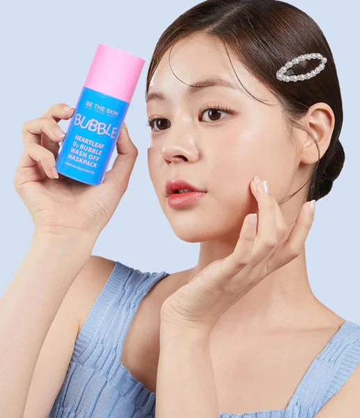 BE THE SKIN Heartleaf O2 Bubble Wash Off Maskpack 50g
