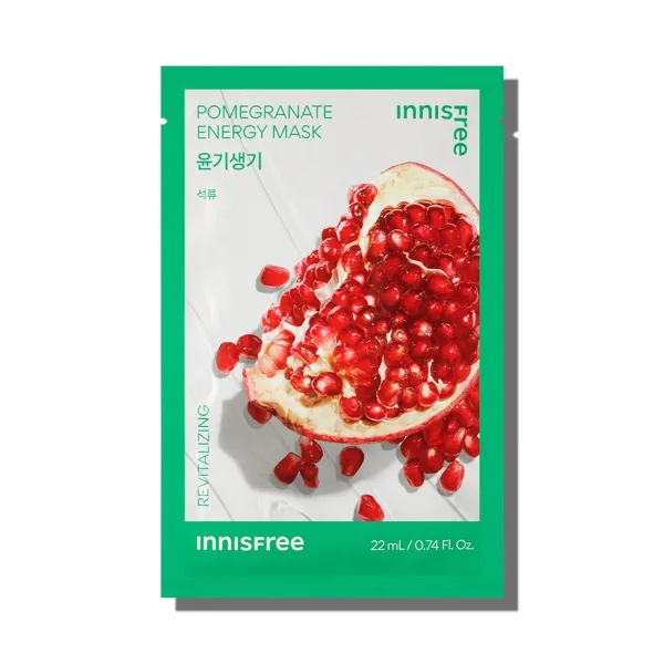 Innisfree Pomegranate Energy Mask 22ml×6 Sheets
