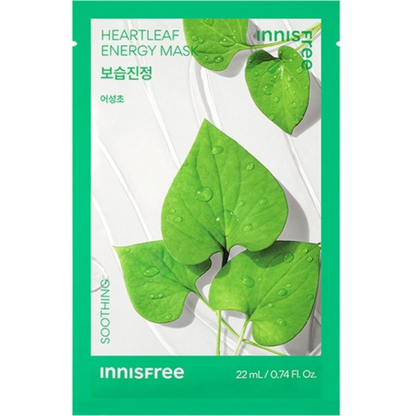 Innisfree Heartleaf Energy Mask 22ml×5 Sheets