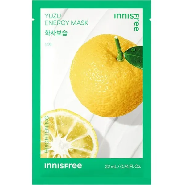 Innisfree Yuzu Energy Mask 22ml × 6 Sheets