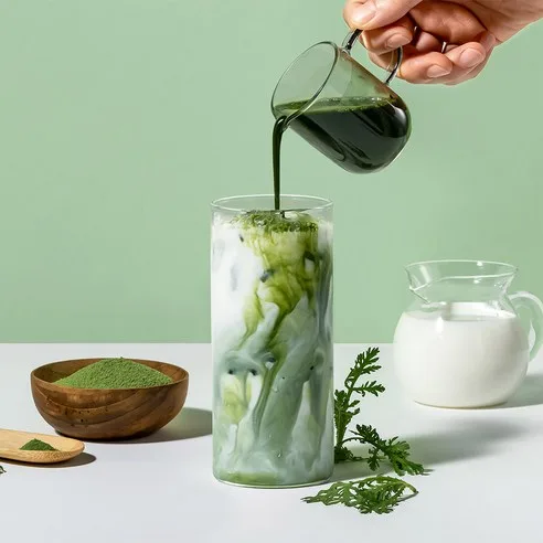 Ssanggye Mugwort Tea Latte Powder 500g - Image 3