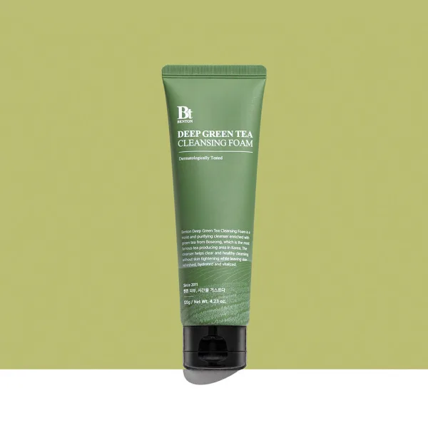 BENTON Deep Green Tea Cleansing Foam 120g