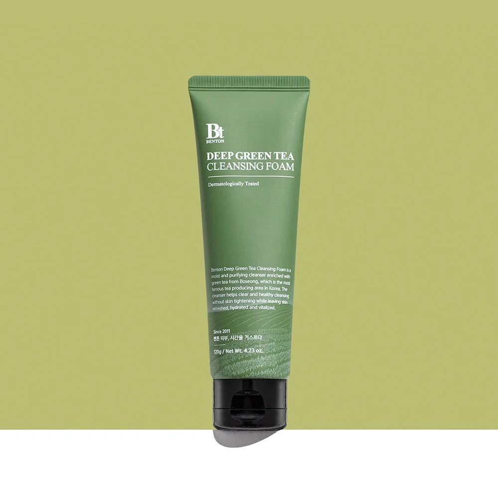 BENTON Deep Green Tea Cleansing Foam 120g