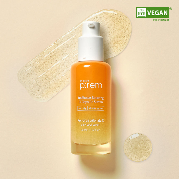 MAKE P:REM Radiance Boosting C-Capsule Serum