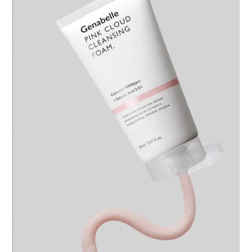 Genabelle Pink Cloud Cleansing Foam (150ml) - Image 3