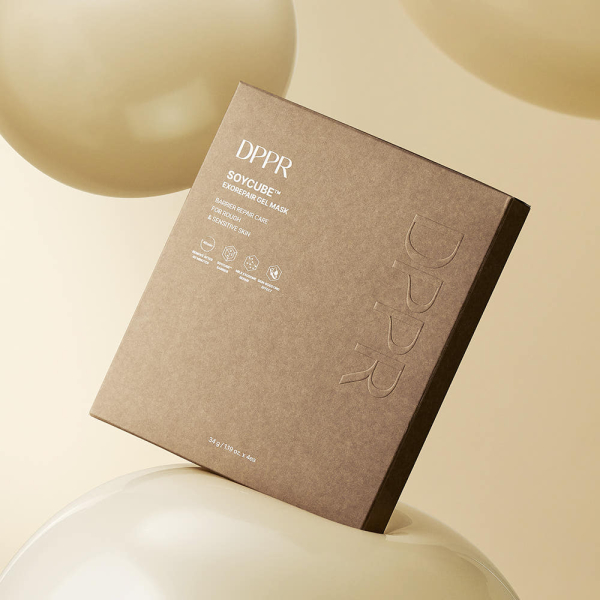 DPPR Soycube Exorepair Soy Milk Gel Mask 4 Sheets