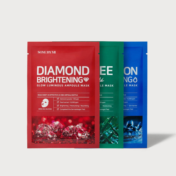 SOME BY MI Glow Luminous Ampoule Mask 25ml × 10 Sheets