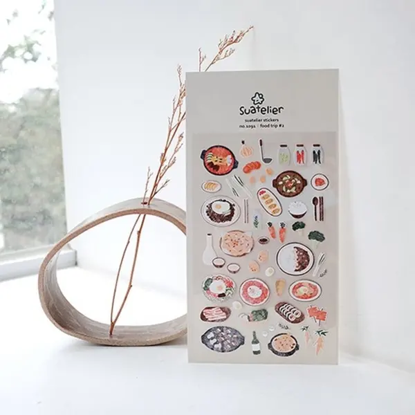 SUATELIER Food Trip #2 Stickers