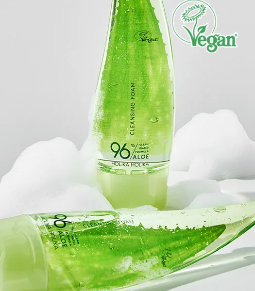 HOLIKA HOLIKA Aloe Clean Water Formula 96% Cleansing Foam 150ml