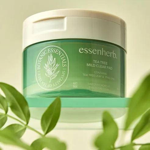 ESSENHERB Tea Tree Mild Clear Pad 60p 160g - Image 3