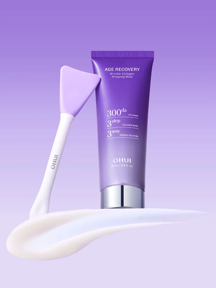 OHUI Age Recovery Collagen Wrapping Mask 70ml - Image 3