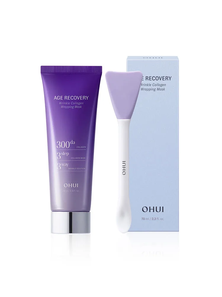 OHUI Age Recovery Collagen Wrapping Mask 70ml - Image 4
