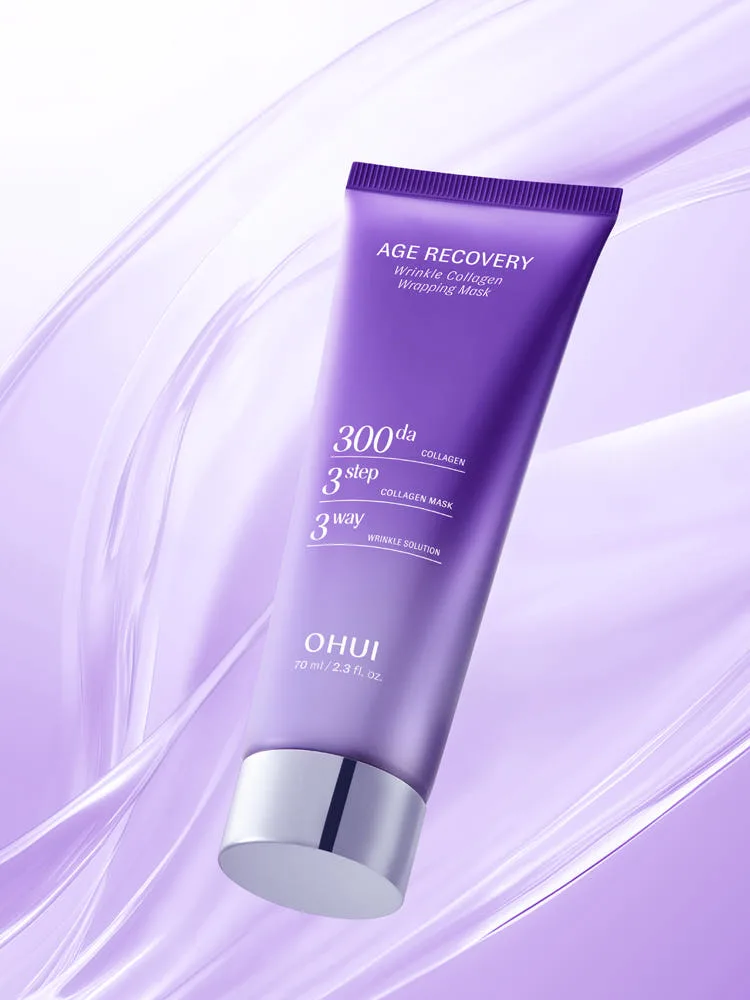 OHUI Age Recovery Collagen Wrapping Mask 70ml - Image 5