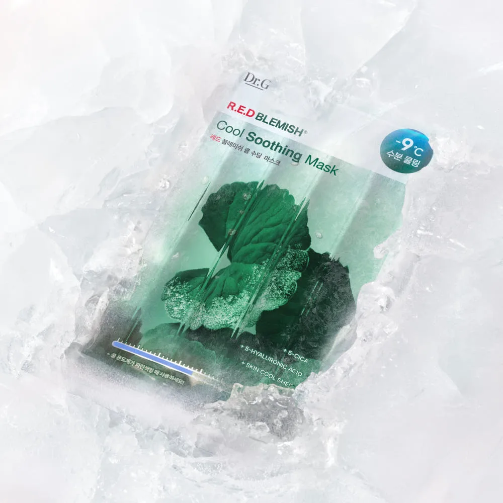 Dr.G R.E.D Blemish Cool Soothing Mask 10sheets - Image 2