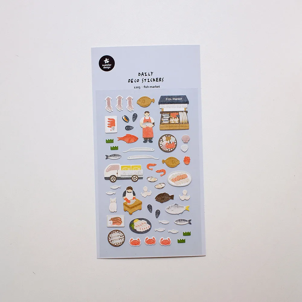 SUATELIER Fish Market Stickers - Image 2