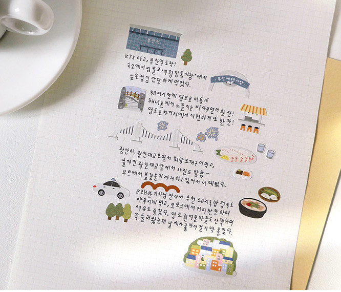 SUATELIER Travel in Busan Stickers - Image 2
