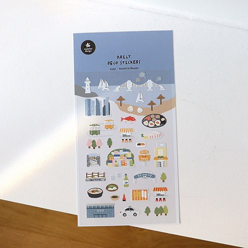 SUATELIER Travel in Busan Stickers - Image 3