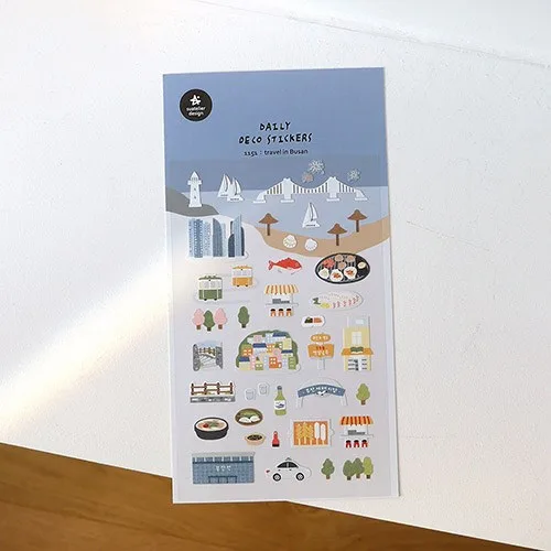 SUATELIER Travel in Busan Stickers - Image 3