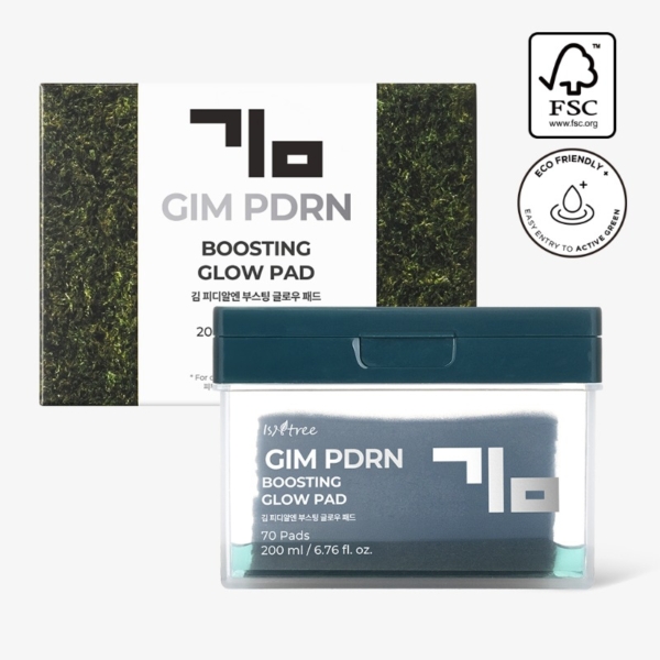 ISNTREE Gim PDRN Boosting Glow Pad 70 Sheets