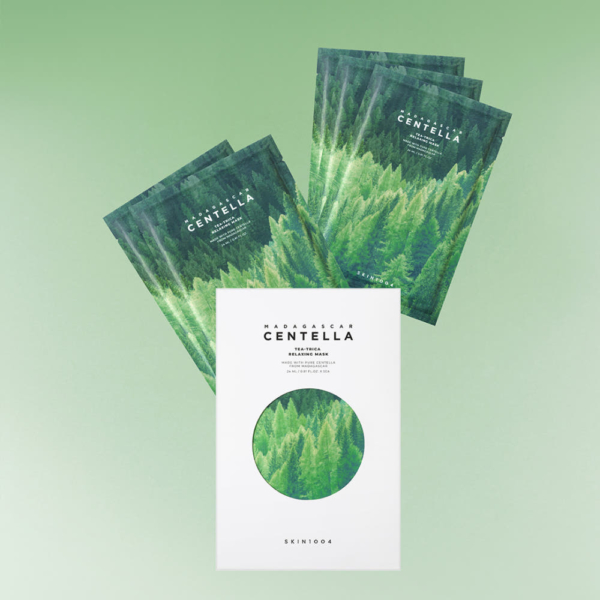 Skin1004 Madagascar Centella Tea-Trica Relaxing Mask 24ml x 5 Sheets