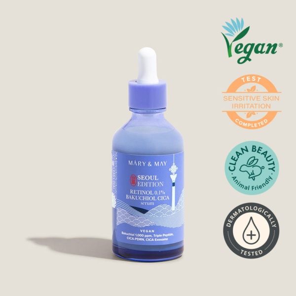 Mary&May Retinol 0.1% Bakuchiol Cica Serum 80ml