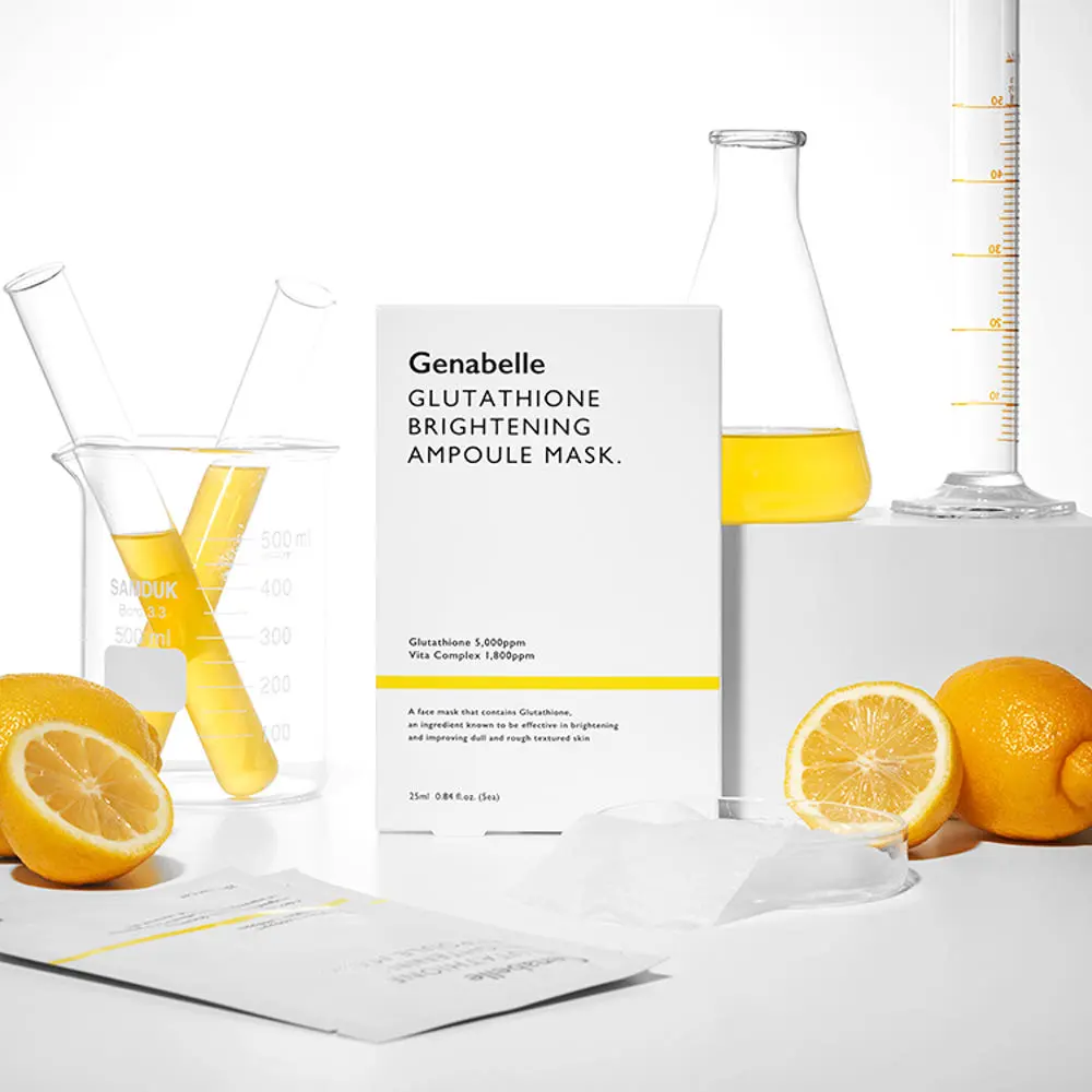 Genabelle Glutathione Brightening Ampoule Mask 5 sheets