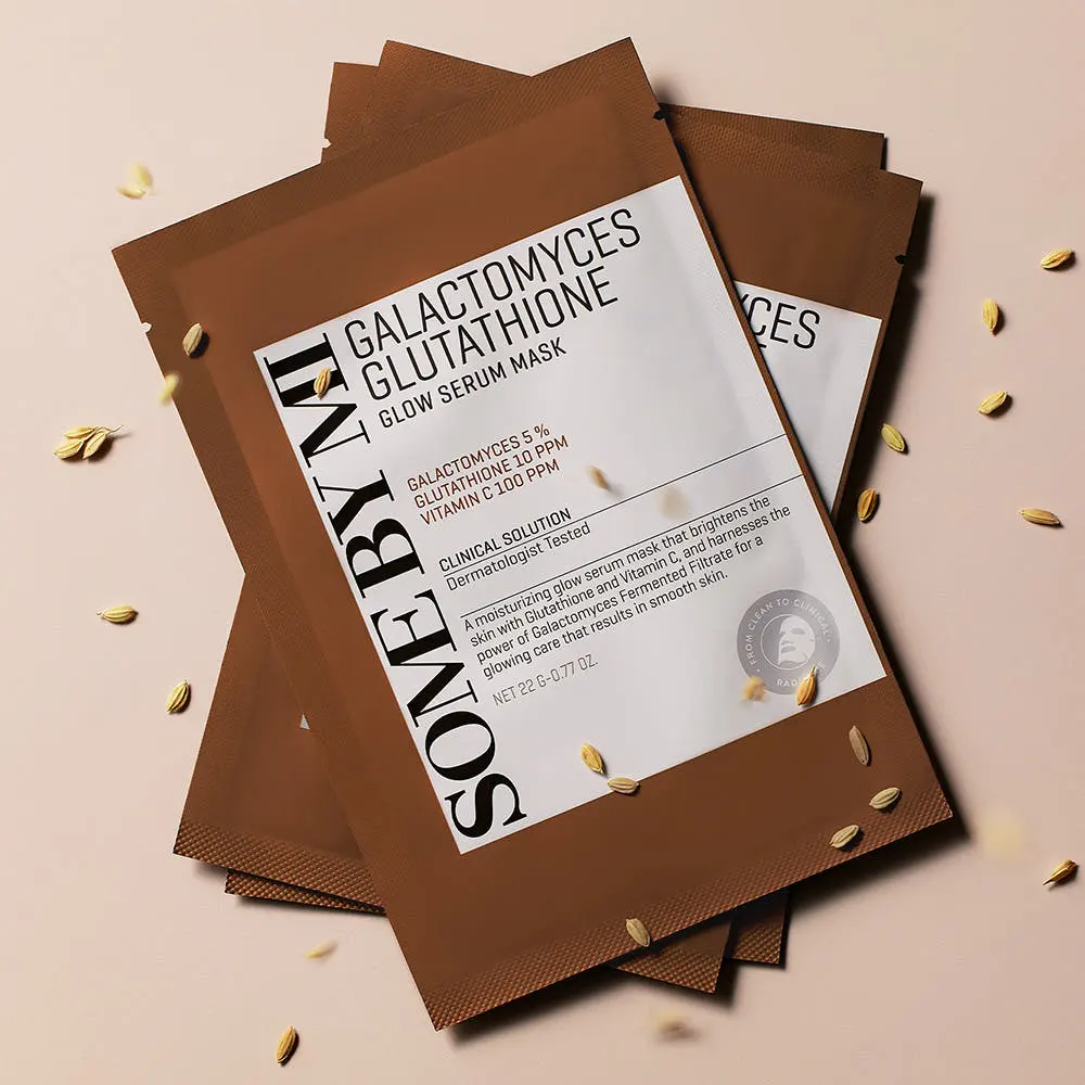 SOME BY MI Galactomyces Glutathione Glow Serum Mask 10 Sheets
