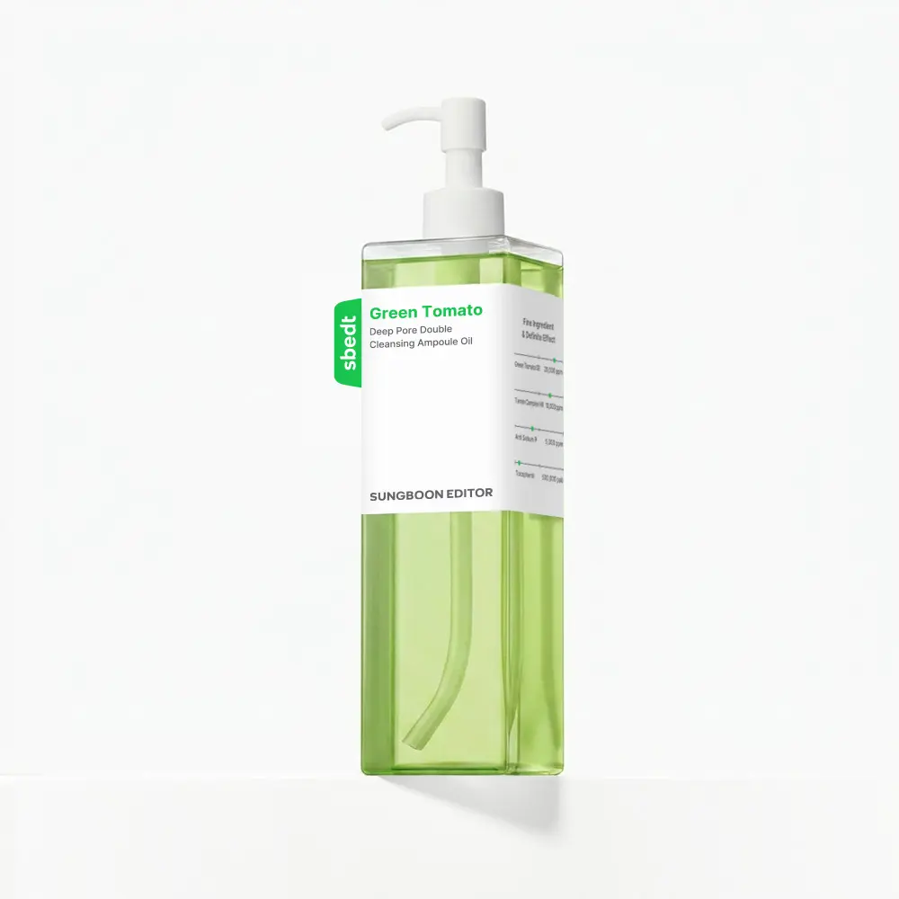 SUNGBOON EDITOR Green Tomato Deep Pore Double Cleansing Ampoule Oil 200ml