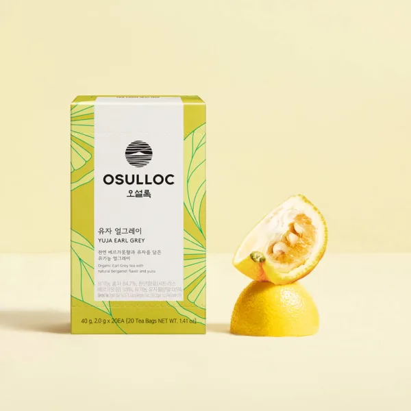OSULLOC Yuja Earl Grey 20 Tea Bags