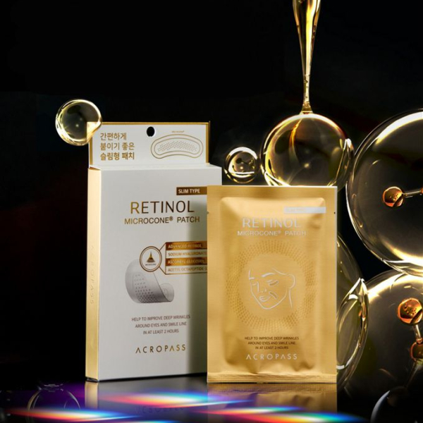 AcroPass Retinol Microcone Patch Slim/Acropass/Eye Wrinkle Patch 1Box