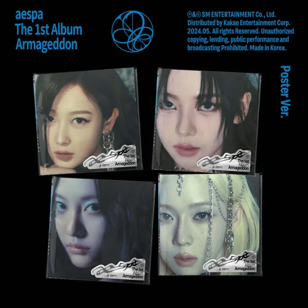 aespa - The 1st Album Armageddon (Poster Ver.) Random delivery