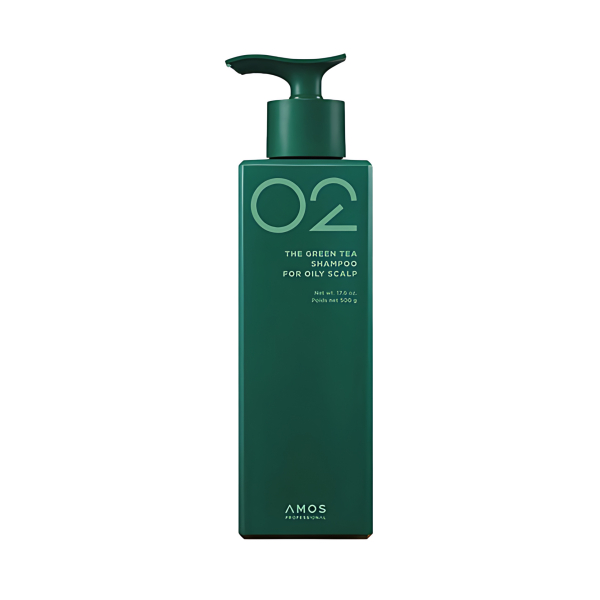 AMOS The Green Tea Shampoo - For Oily Scalp 500g