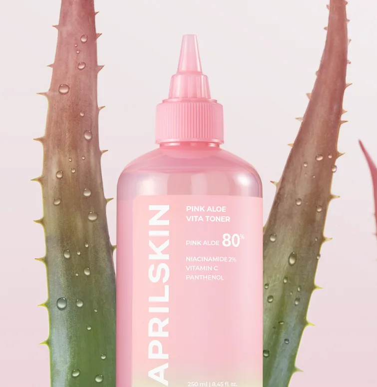 APRILSKIN Pink Aloe Vita Toner 250ml - Image 3