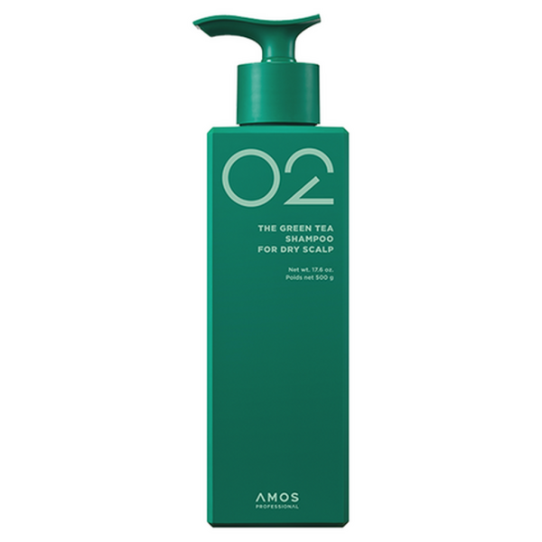 Amos The Green Tea Shampoo for Dry Scalp 500g