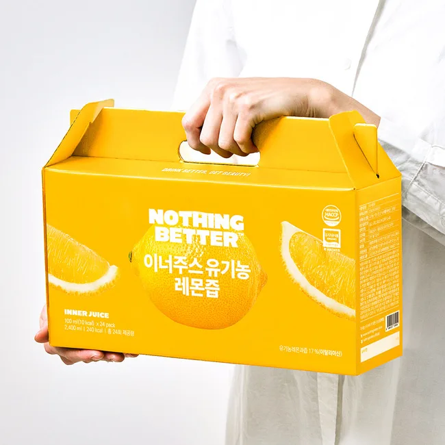 NOTHING BETTER Inner Juice 100% Lemon Cleanse Juice 100ml X 24pack - Image 2