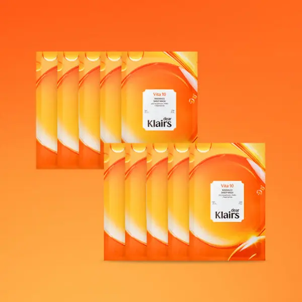 KLAIRS Vita 10 Radiance Sheet Mask 10sheets*25ml
