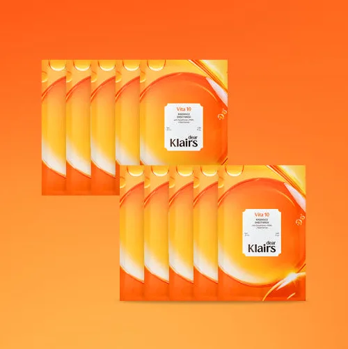 KLAIRS Vita 10 Radiance Sheet Mask 10sheets*25ml