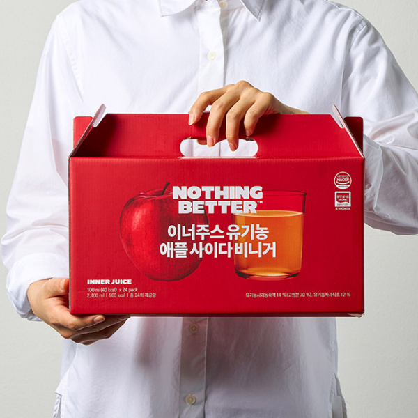 NOTHING BETTER Inner Juice Apple Cider Vinegar Cleanse Juice100ml*24pack