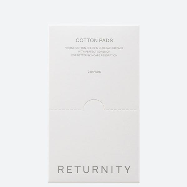 RETURNITY Unbleached Cotton Pads 240 Sheets