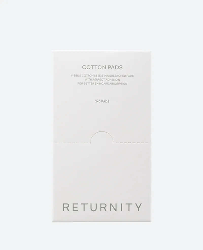 RETURNITY Unbleached Cotton Pads 240 Sheets