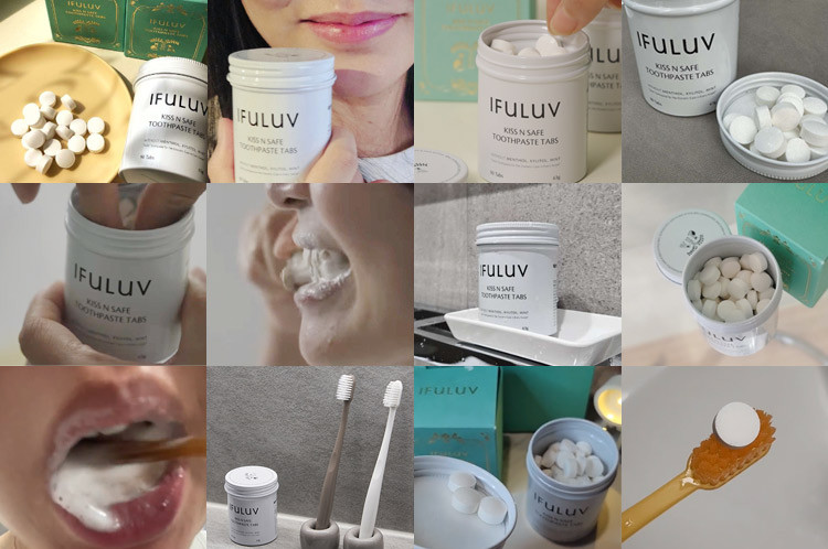 IFULUV Toothpaste Tabs Detail 1