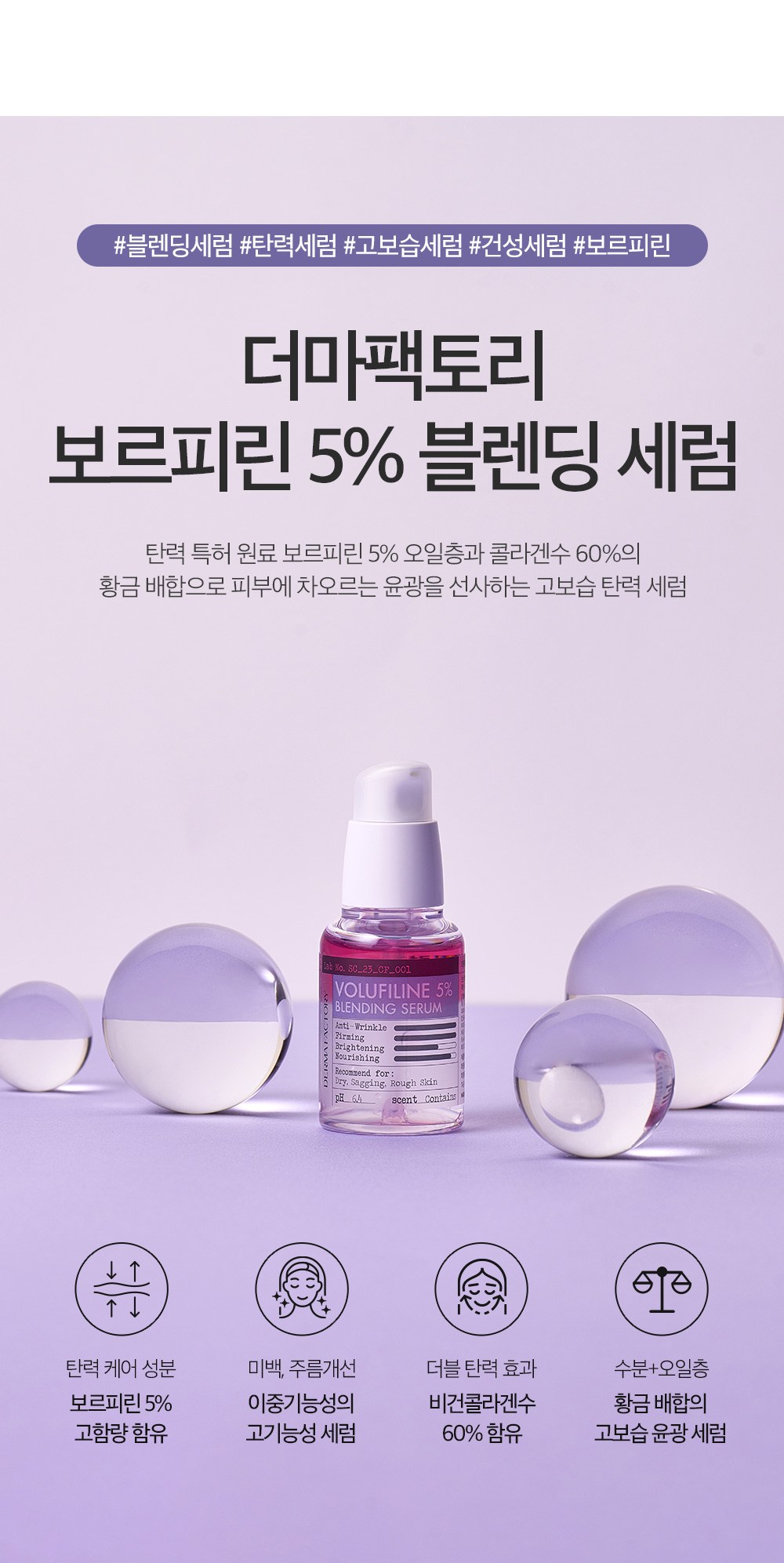 Derma Factory Volufiline 5% Blending Serum Detail