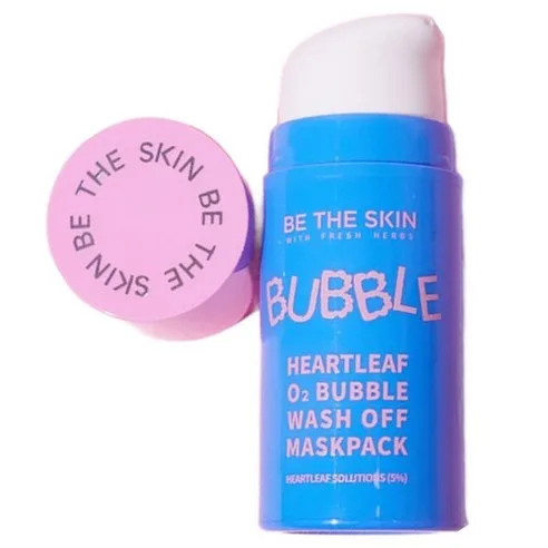 BE THE SKIN Heartleaf O2 Bubble Wash Off Maskpack 50g - Image 2